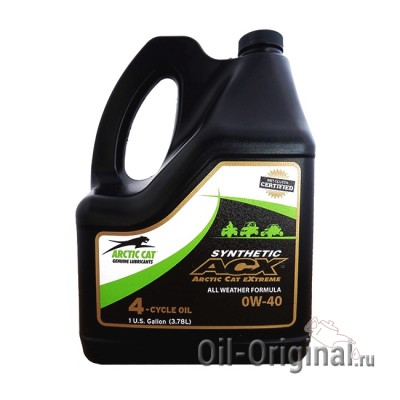 Моторное масло ARCTIC CAT Synthetic ACX 4-Cycle Oil 0W-40 (3,785л)