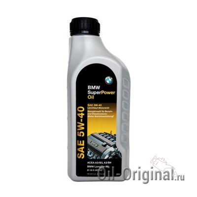 Моторное масло BMW Super Power Oil 5W-40 SJ (1л)