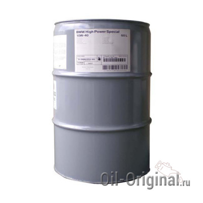 Моторное масло BMW High Power Special Oil 10W-40 SJ (60л)