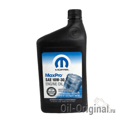 Моторное масло MOPAR MaxPro 10W-30 (0,946л)