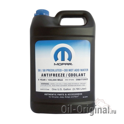 Антифриз готовый красный MOPAR Prediluted antifreeze/coolant 5-year (3,785л)