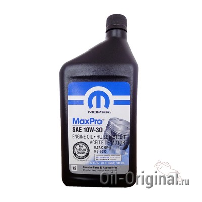 Моторное масло MOPAR MaxPro 10W-30 (0,946л)