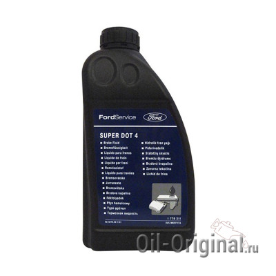 Тормозная жидкость FORD Super DOT-4 (1л)