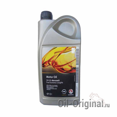 Моторное масло GM Motor Oil Dexos2 5W-30 SM/CF (2л)