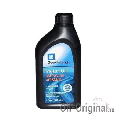 Моторное масло GM Goodwrench 5W-30 SM/SL (0,946л)