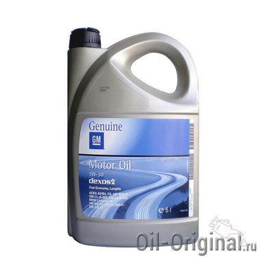 Моторное масло GM Motor Oil Dexos2 5W-30 SM/CF (5л)