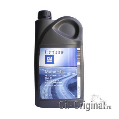Моторное масло GM Motor Oil Semi Synthetic 10W-40 SL/CF (2л)