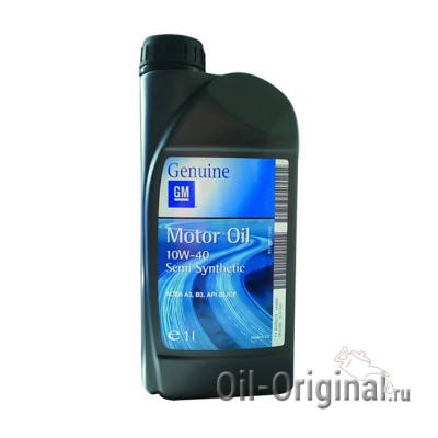 Моторное масло GM Motor Oil Semi Synthetic 10W-40 SL/CF (1л)
