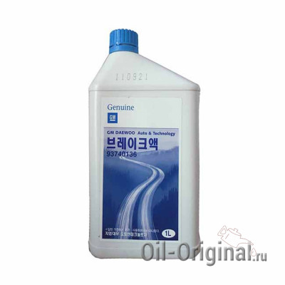 Тормозная жидкость GM DOT-3 Brake Fluid (1л)