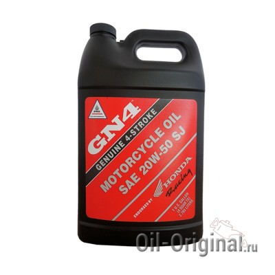 Моторное масло HONDA GN4 4-Stroke Motocycle Oil 20W-50 (3,78л)