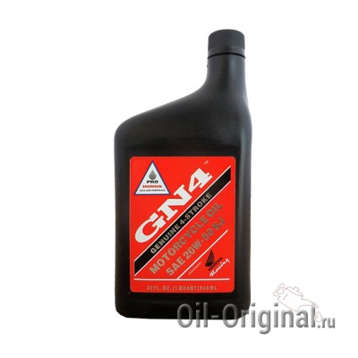 Моторное масло HONDA GN4 4-Stroke Motocycle Oil 20W-50 (0,946л)