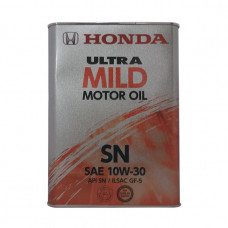 Моторное масло HONDA Ultra MILD Motor Oil 10W-30 SN (4л)