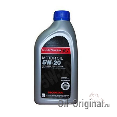 Моторное масло HONDA Motor Oil 5W-20 SL (0,946л)