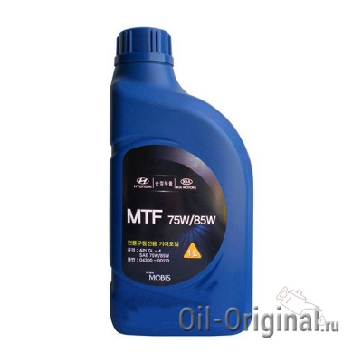 Трансмиссионное масло Hyundai MTF 75W/85W GL-4 (1л)