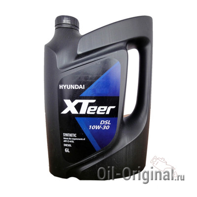 Моторное мало HYUNDAI XTeer DSL 10W-30 (6л)