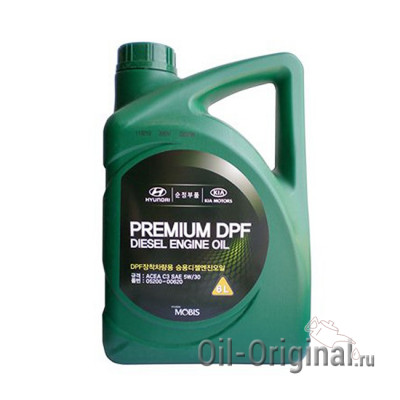 Моторное масло Hyundai Premium PC Diesel 10W30 CH-4 (6л)