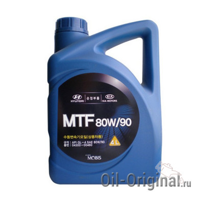 Трансмиссионное масло Hyundai MTF SAE 80W90 GL-4 (4л)