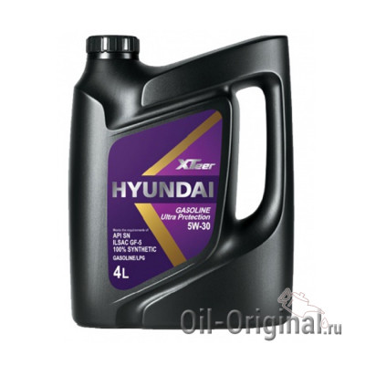 Моторное мало HYUNDAI XTeer Gasoline Ultra Protection 5W-30 (4л)