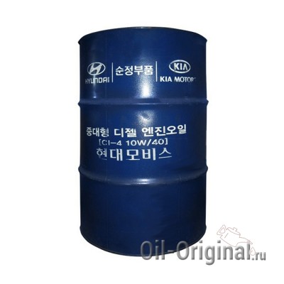 Моторное масло HYUNDAI Commercial Diesel 10W-40 CI-4 (200л)
