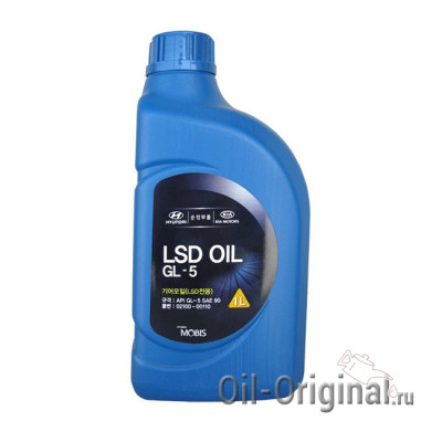 Трансмиссионное масло HYUNDAI LSD Oil SAE 90 GL-5 (1л)