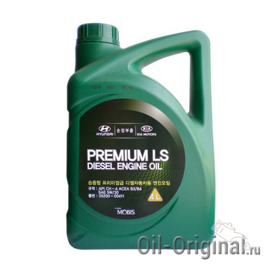 Моторное масло Hyundai Premium LS Diesel 5W-30 CH-4 (4л)
