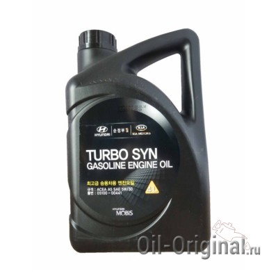 Моторное масло Hyundai Turbo SYN Gasoline 5W-30 SM (4л)