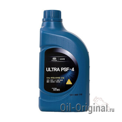Жидкость гидроусилителя руля Hyundai Ultra PSF-4 SAE 80W (1л)