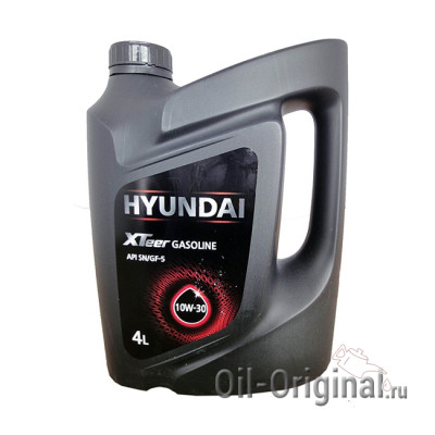 Моторное мало HYUNDAI XTeer Gasoline 10W-30 (4л)