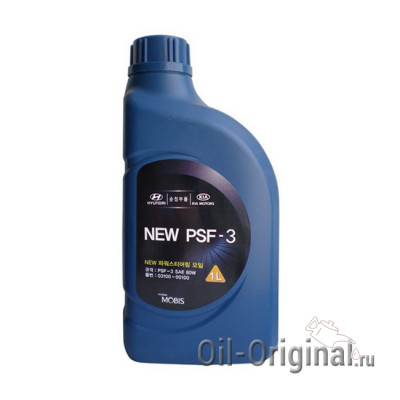 Жидкость гидроусилителя руля Hyundai New PSF-3 SAE 80W (1л)