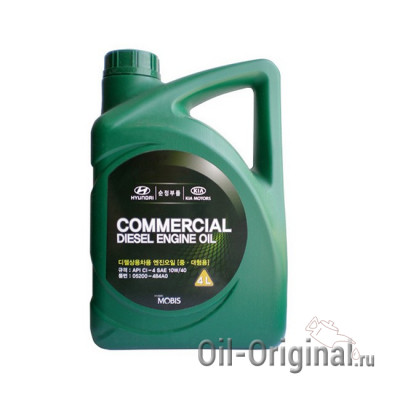 Моторное масло HYUNDAI Commercial Diesel 10W-40 CI-4 (4л)
