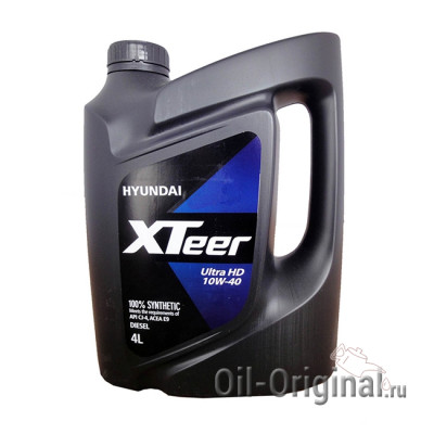 Моторное мало HYUNDAI XTeer Heavy Ultra Duty 10W-40 (4л)
