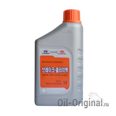 Тормозная жидкость Hyundai Brake Fluid DOT-3 (1л)