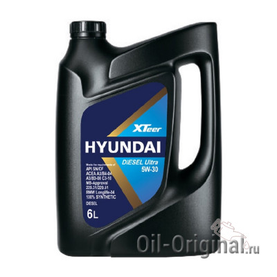 Моторное масло HYUNDAI XTeer Diesel Ultra RV LS 5W-30 (6л)