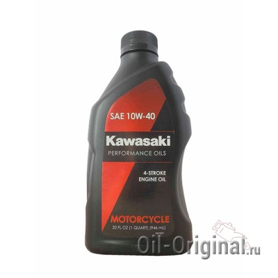 Моторное масло KAWASAKI Motocycle 4-Stroke Engine Oil 10W-40 (0,946л)