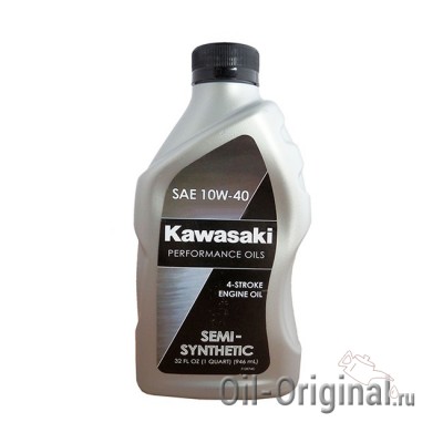 Моторное масло KAWASAKI Semi-Synthetic 4-Stroke Engine Oil 10W-40 (0,946л)