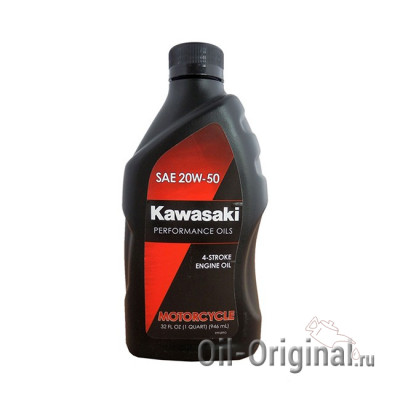 Моторное масло KAWASAKI Motocycle 4-Stroke Engine Oil 20W-50 (0,946л)