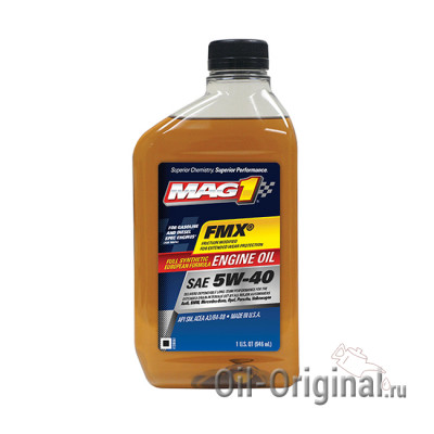 Моторное масло MAG1 SAE 5W-40 Full synthetic European (0,946л)
