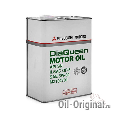Моторное масло MITSUBISHI DiaQueen Motor Oil 5W-30 SN/GF-5 (4л)