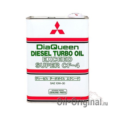 Моторное масло MITSUBISHI DiaQueen Diesel 10W30 CF-4 (4л)