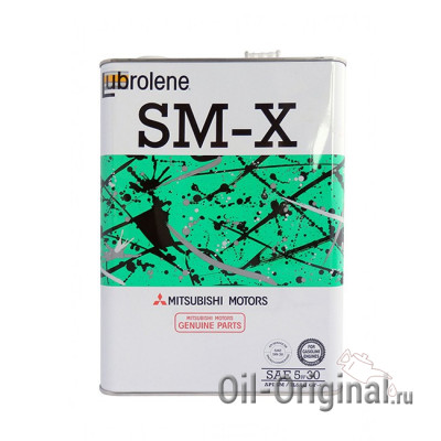 Моторное масло MITSUBISHI Lubrolene 5W-30 SM-X (4л)
