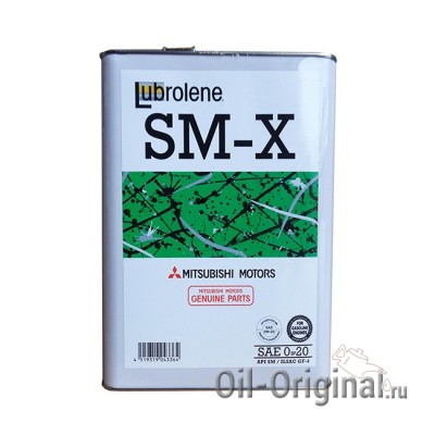 Моторное масло MITSUBISHI Lubrolene 0W-20 SM-X (4л)