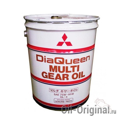 Трансмиссионное масло MITSUBISHI DiaQueen Multi Gear Oil 75W-85W GL-4 (20л)