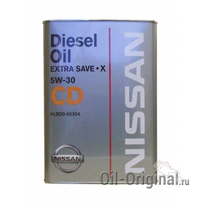 Моторное масло NISSAN Diesel Oil Extra Save X 5W-30 CD (4л)