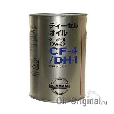 Моторное масло NISSAN Disel Oil Turbo X 10W-30 CF-4/DH-1 (1л)