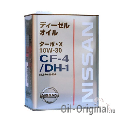 Моторное масло NISSAN Disel Oil Turbo X 10W-30 CF-4/DH-1 (4л)