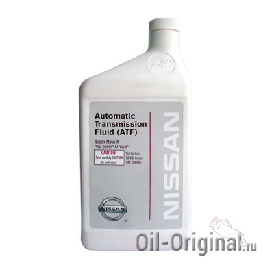 Жидкость для АКПП NISSAN ATF Matic Fluid K (0,946л)