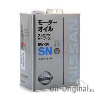 Моторное масло NISSAN Strong Save X 5W-30 SN (4л)