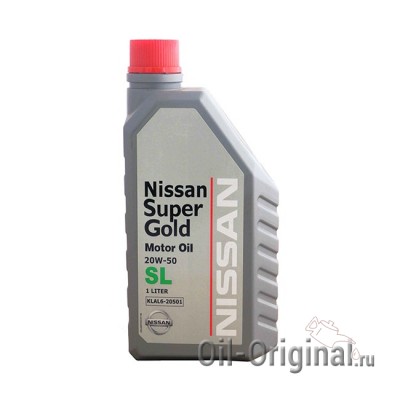 Моторное масло NISSAN Super Gold 20W-50 SL (1л)
