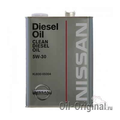 Моторное масло NISSAN Clean Diesel Oil 5W-30 DL-1 (4л)