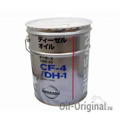 Моторное масло NISSAN Disel Oil Turbo X 10W-30 CF-4/DH-1 (20л)